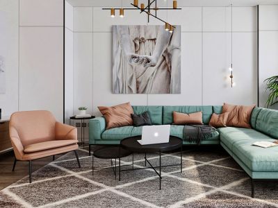 龙泉北村99㎡三居室北欧风格装修案例