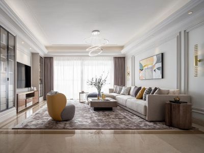 康安家园180㎡四居室现代风格装修案例