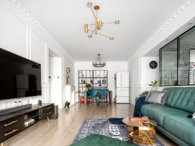 阳澄春晓苑115㎡简美风格三居室装修案例