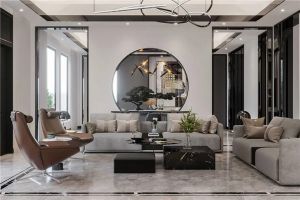 [仁怀云上装饰]160平现代简约风设计，超耐看的配色