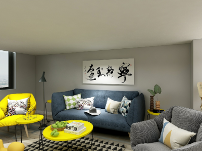 大庸王府混搭风格复式装修案例