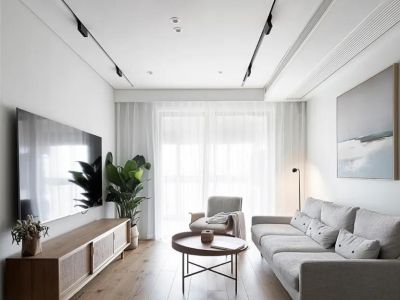 锦绣江南94㎡三居室现代风格装修案例