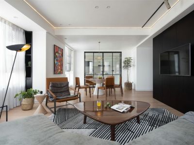 颐和星苑北欧风格115平米三居室装修案例