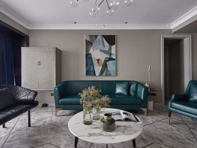 金顶花园北欧风格105平米三居室装修案例