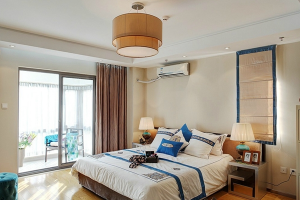 [合肥山水空间装饰]现代简约卧室吊顶设计 现代风吊顶设计