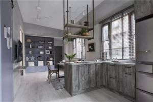 [青岛龙发装饰]45平长条形小户型公寓设计，一点也不显小！