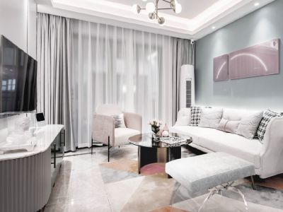 丽雅九里长江北欧风格103平米装修案例