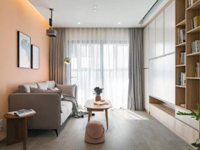 联城花园北欧风格85平米二居室装修案例