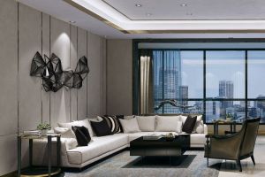 [南昌诚信装饰]145㎡四居室后现代风格装修 传统与现代相结合的家居效果