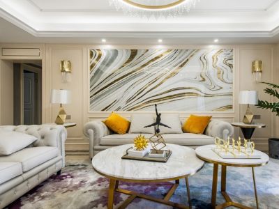 金科集美天宸简欧风格118平米装修案例