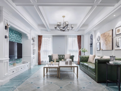 山水原著峯璟简欧风格147平米装修案例