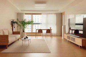 [徐州美平方装饰]清新风格的原木小家，极简风让家更开阔