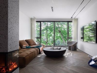 恒大名都现代风格121平米装修案例