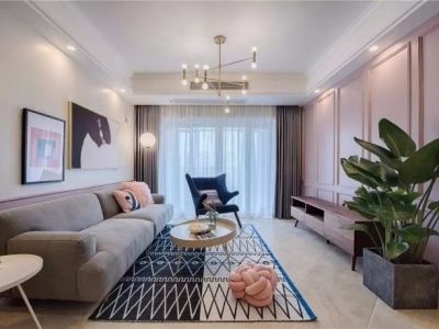 城中央南城北欧风格106平米装修案例