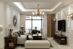 [邢台业之峰装饰]138㎡三居室，梦幻的美式装修，美得挪不开眼