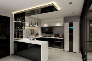 [邢台东易日盛装饰公司]厨房别再装封闭式了，现在流行这样设计