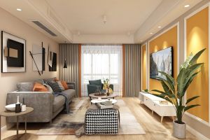 [邢台乐尚装饰]105平北欧风格，柔和暖色的色调，忙碌生活中的温馨港湾