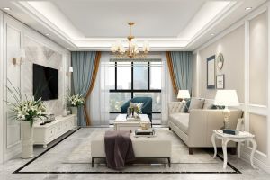[东升装饰]127平米简欧古典风，意想不到的时尚感