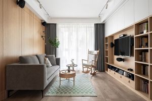 [南昌托美尔装饰]102平米的日式风实景装修案例赏析