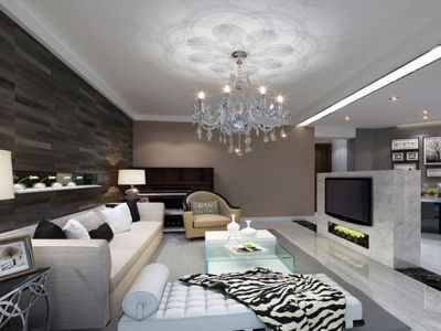 五里新村100平米二居室现代风格装修案例