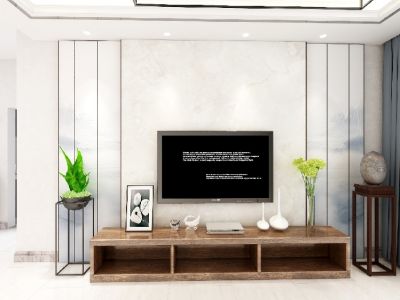 新城公馆110平新中式风格装修案例