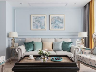 世通格林兰郡美式风格三居装修案例