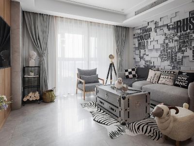 绿地太湖朗峯北欧风格111平米装修案例