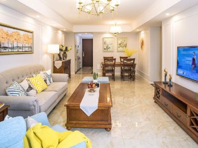 融信海月平江美式风格125平米装修案例