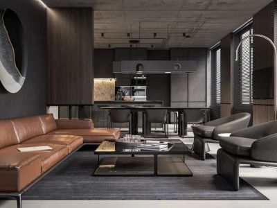 世通阳光新城112平米现代风格三居室装修案例