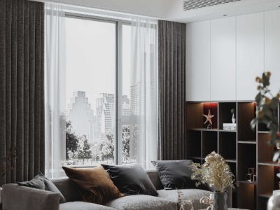 山水湖滨花园240平米复式现代简约风格装修案例