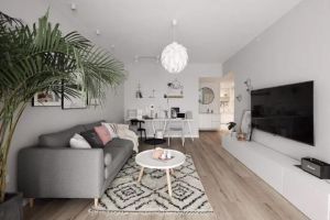 [易百装饰]72平北欧ins风小宅，简单的小美好