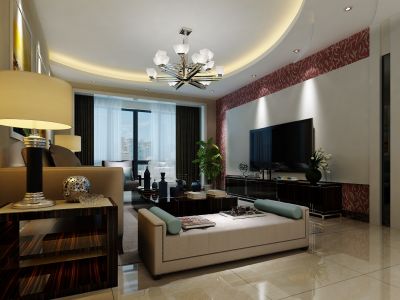 碧桂园华发香洲府时尚简约142平米四室两厅装修案例