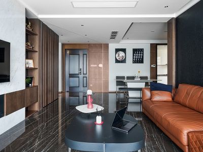 中天星耀城124平米二居现代风格装修案例