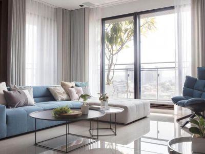 浪琴花园86平米二居室后现代风格装修案例