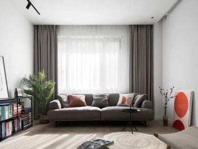 碧桂园100㎡二室二厅现代简约风格装修案例