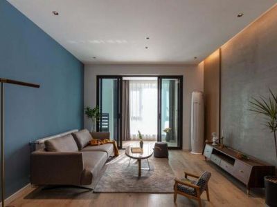 三正半山豪苑110平米三室两厅现代简约风格装修案例