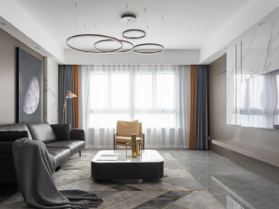 裕华区鸿昇·燕园131平米三居现代风格