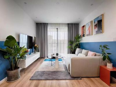 千渡东山晴86㎡二居室北欧风格装修案例