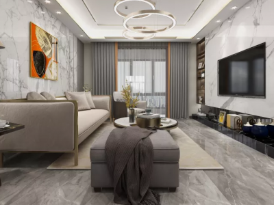 南湖翠苑155平米复式现代轻奢装修案例