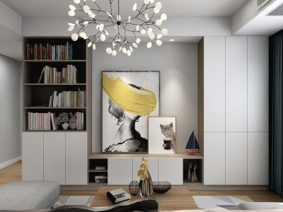 龙湖两江新宸云澜110平现代简约风三居室装修案例