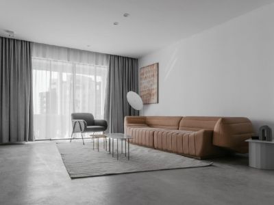 三木公园里极简风格185平米四居室装修效果图案例