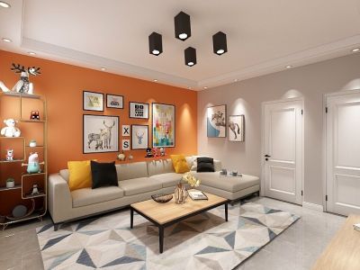 佳兆业海棠四季温馨风格二居装修案例