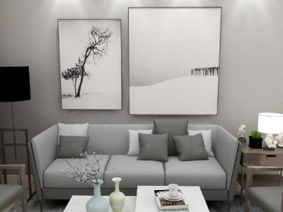 弘阳中梁时光天樾107平现代风格装修案例