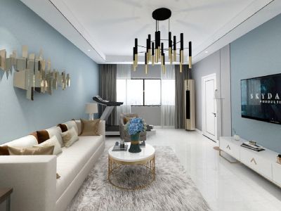 金科集美阳光93平现代风格装修案例