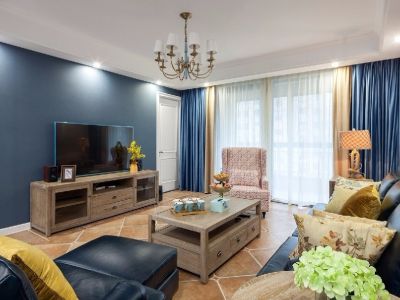 家益·江畔春色现代风格125平米三居室装修设计图案例