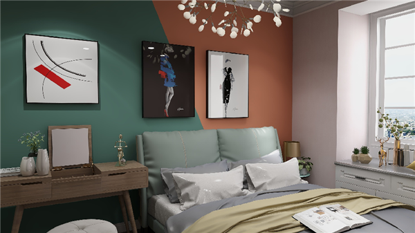 油漆墙装修效果图