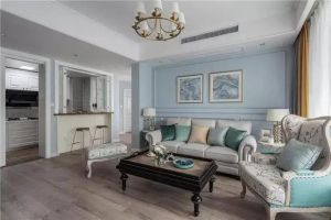 [徐州新雅装饰]110㎡美式风格装修，半开放式设计，高级又时尚