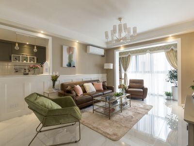 华南城中园轻奢北欧风140平米四室两厅装修案例