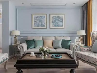 鱼先生的社区110平美式三居装修案例