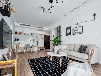 风尚米兰89平北欧二居装修案例